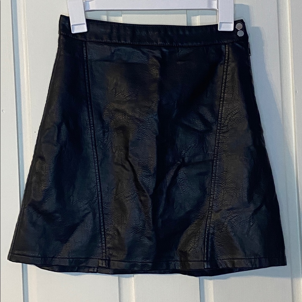 Zara Faux Leather Skirt